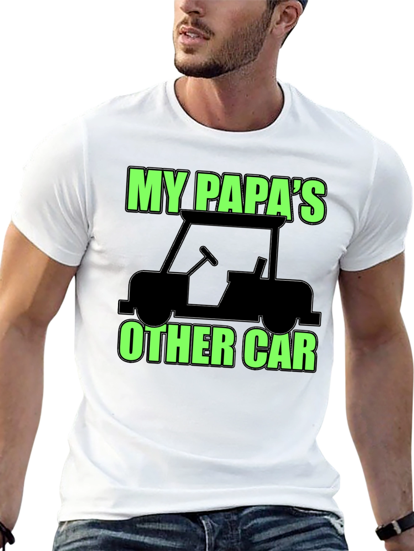 My Papas Other Car Black T-Shirt