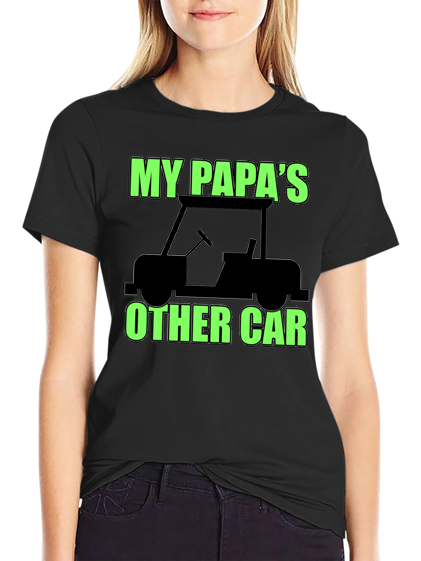 My Papas Other Car Black T-Shirt