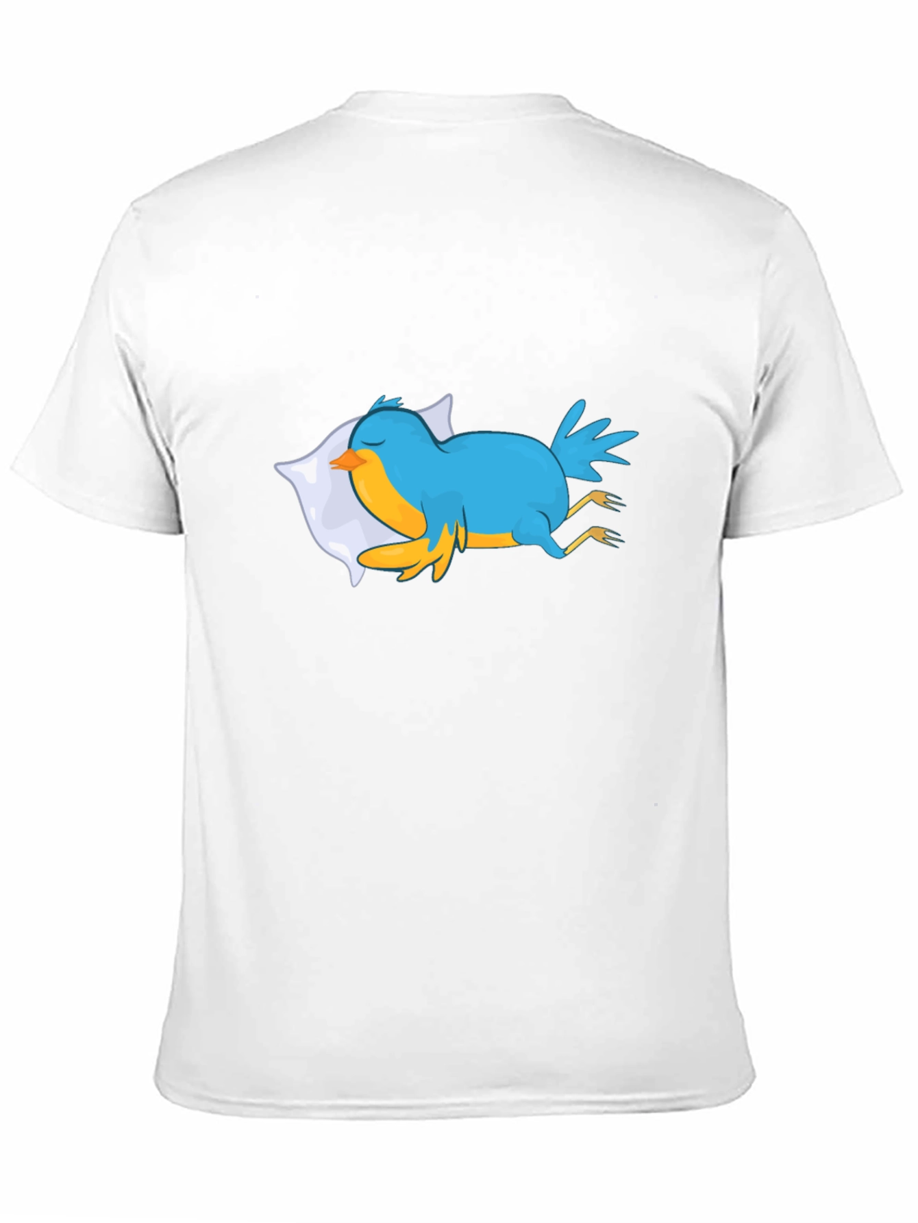Sleepy Blue Bird Graphic Tee