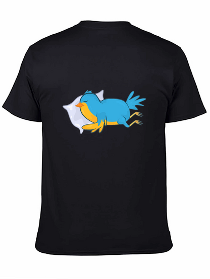 Sleepy Blue Bird Graphic Tee