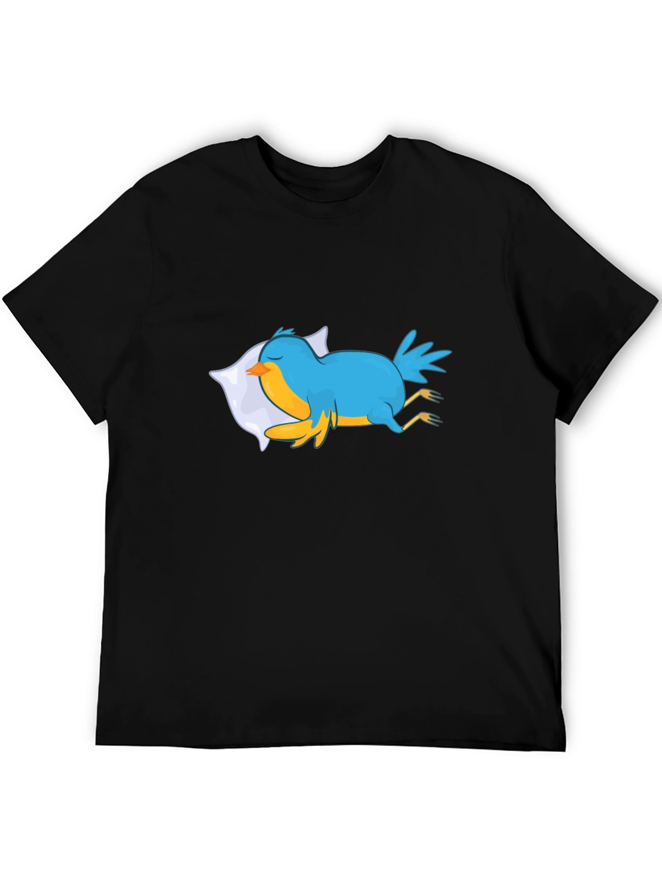 Sleepy Blue Bird Graphic Tee