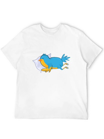 Sleepy Blue Bird Graphic Tee