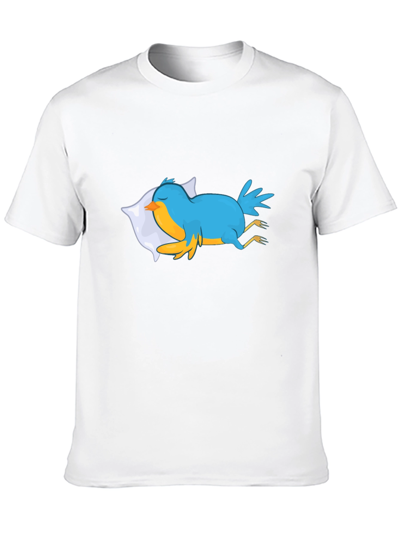 Sleepy Blue Bird Graphic Tee