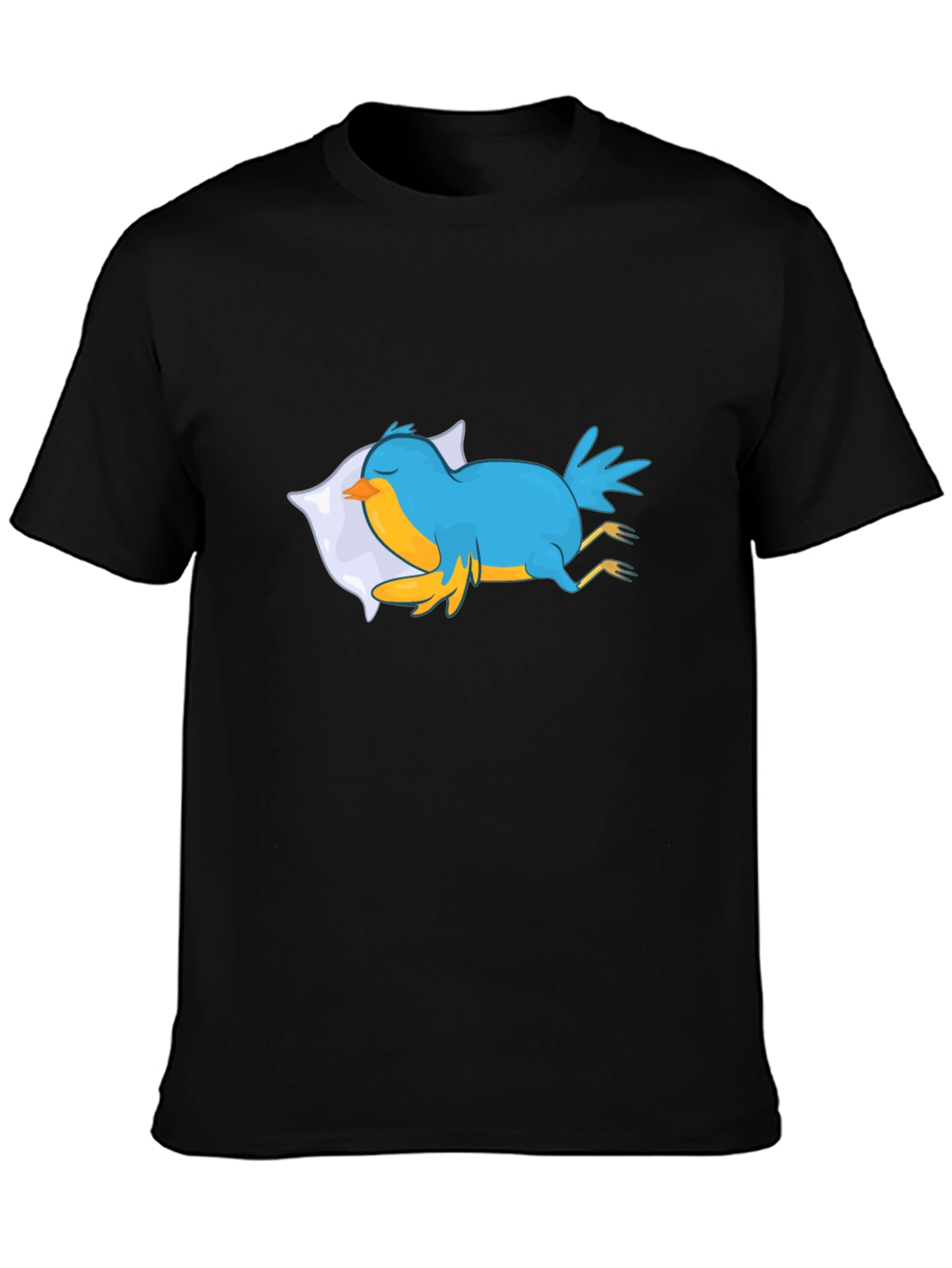 Sleepy Blue Bird Graphic Tee