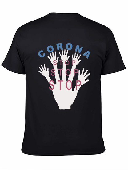 Corona Stop Graphic T-Shirt