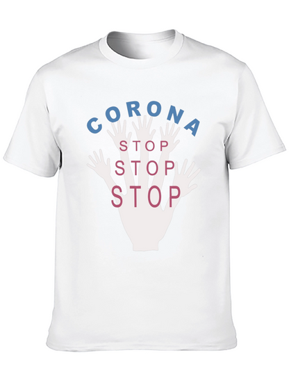 Corona Stop Graphic T-Shirt