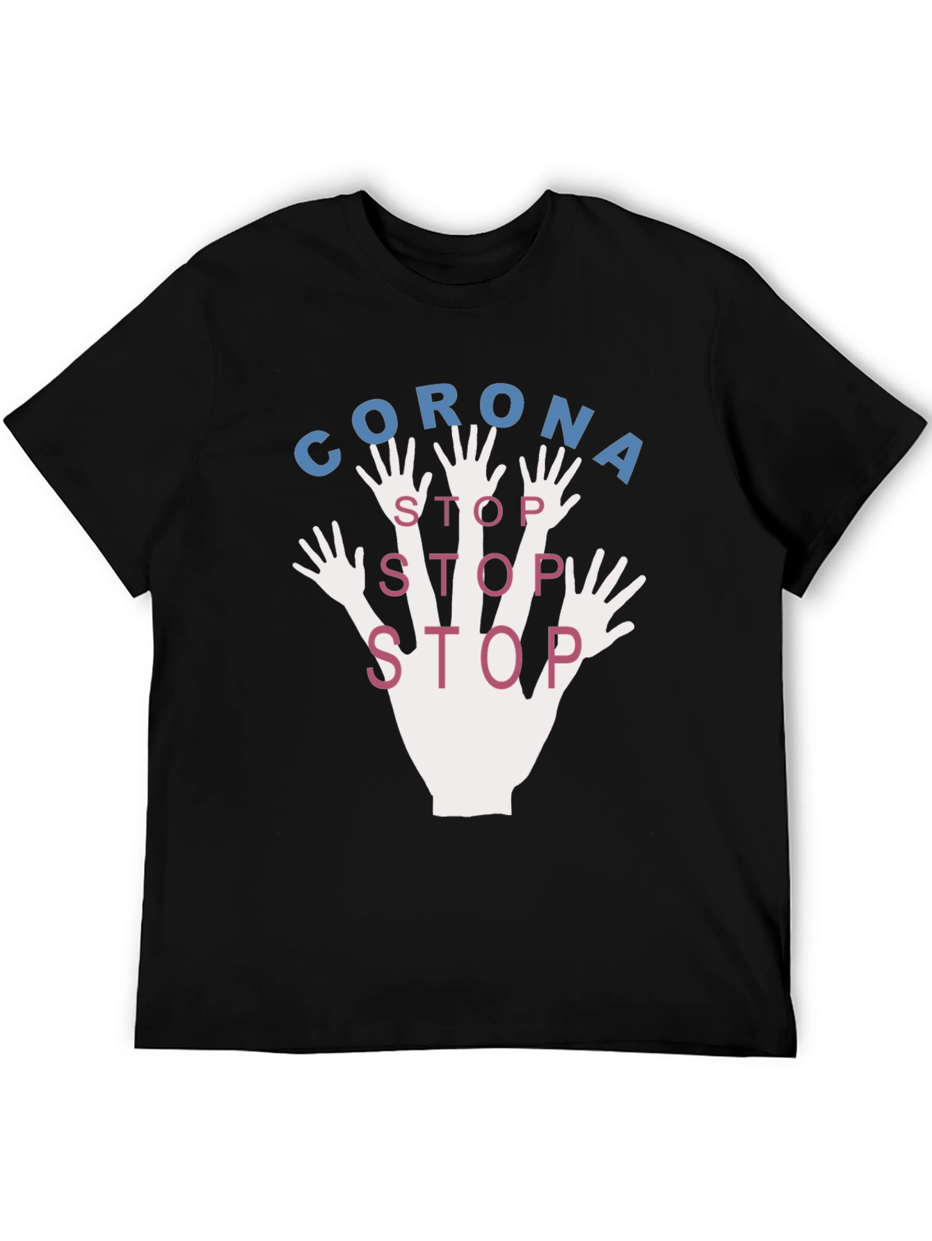 Corona Stop Graphic T-Shirt