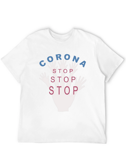 Corona Stop Graphic T-Shirt