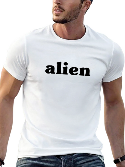 Alien Graphic Black T-Shirt - Modern Style