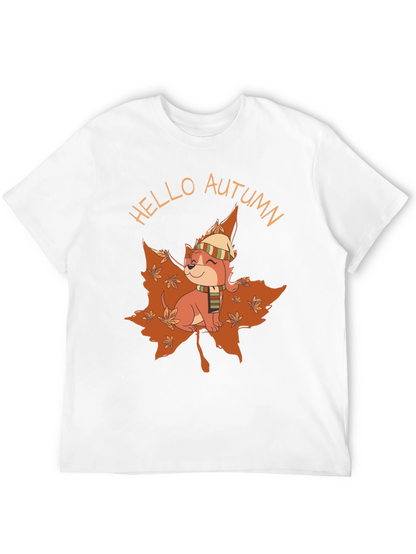 Autumn Pup T-Shirt - Hello Autumn Design