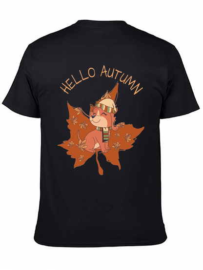 Autumn Pup T-Shirt - Hello Autumn Design