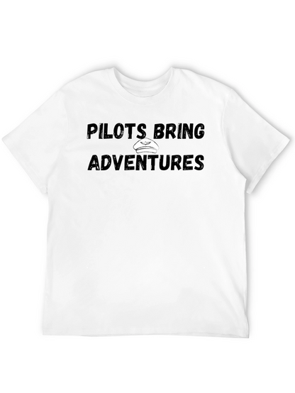 Pilots Bring Adventures Black T-Shirt