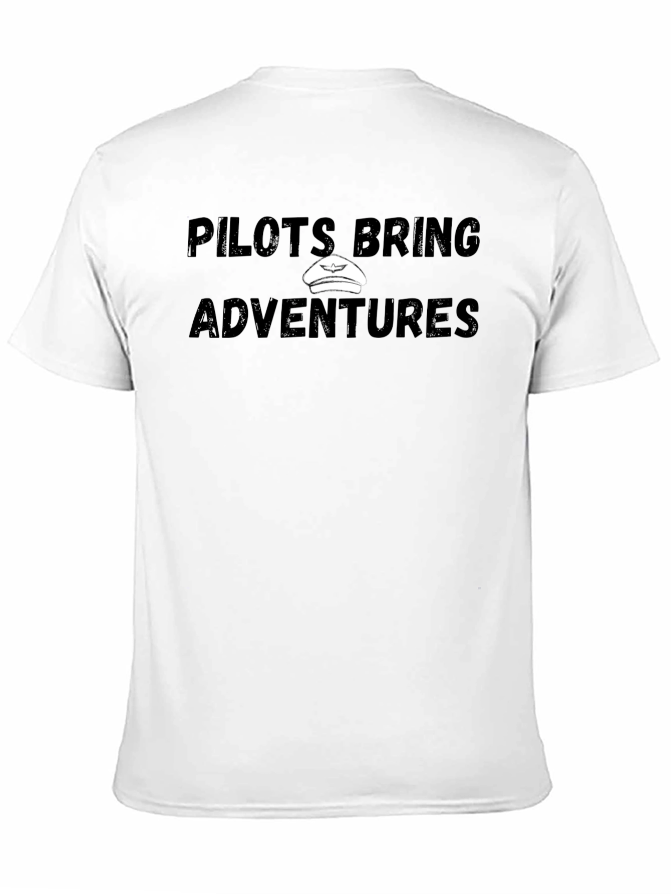 Pilots Bring Adventures Black T-Shirt