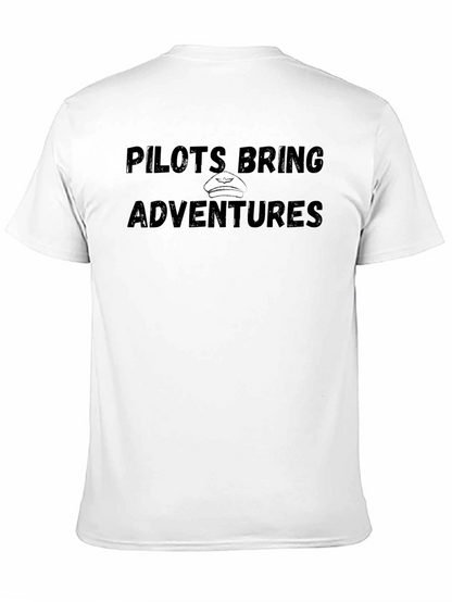Pilots Bring Adventures Black T-Shirt