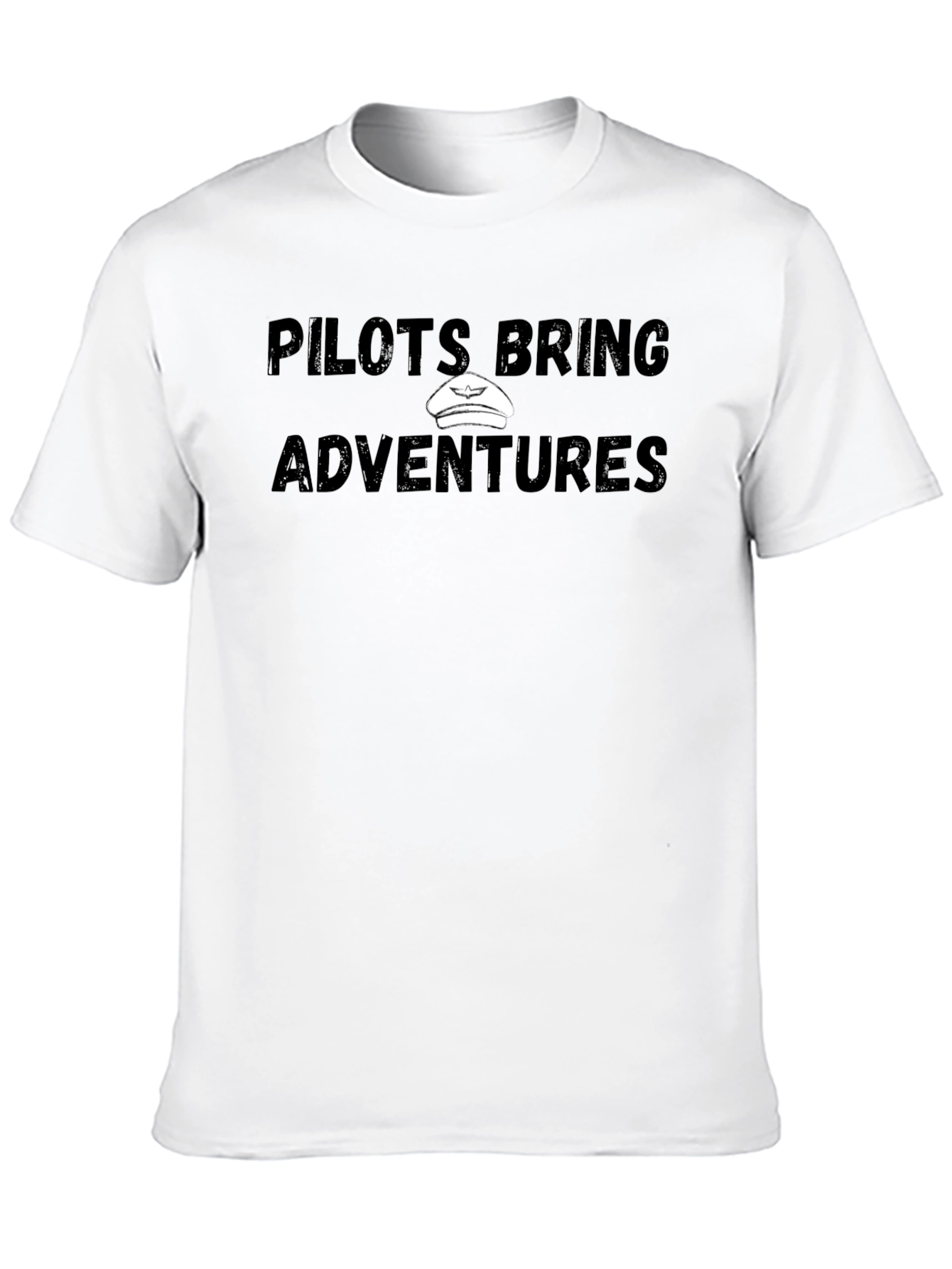 Pilots Bring Adventures Black T-Shirt