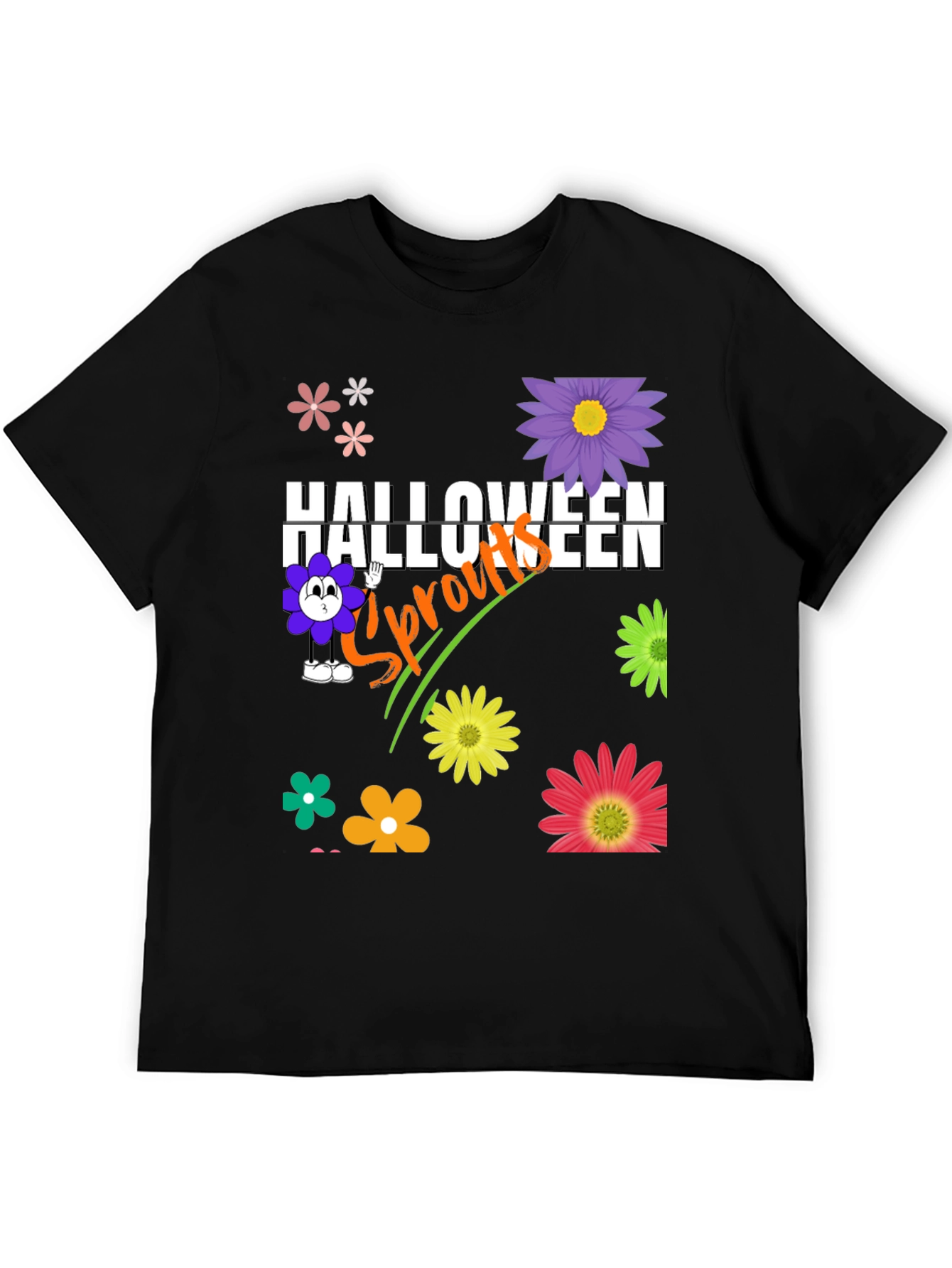 Halloween Sprouts Graphic T-Shirt