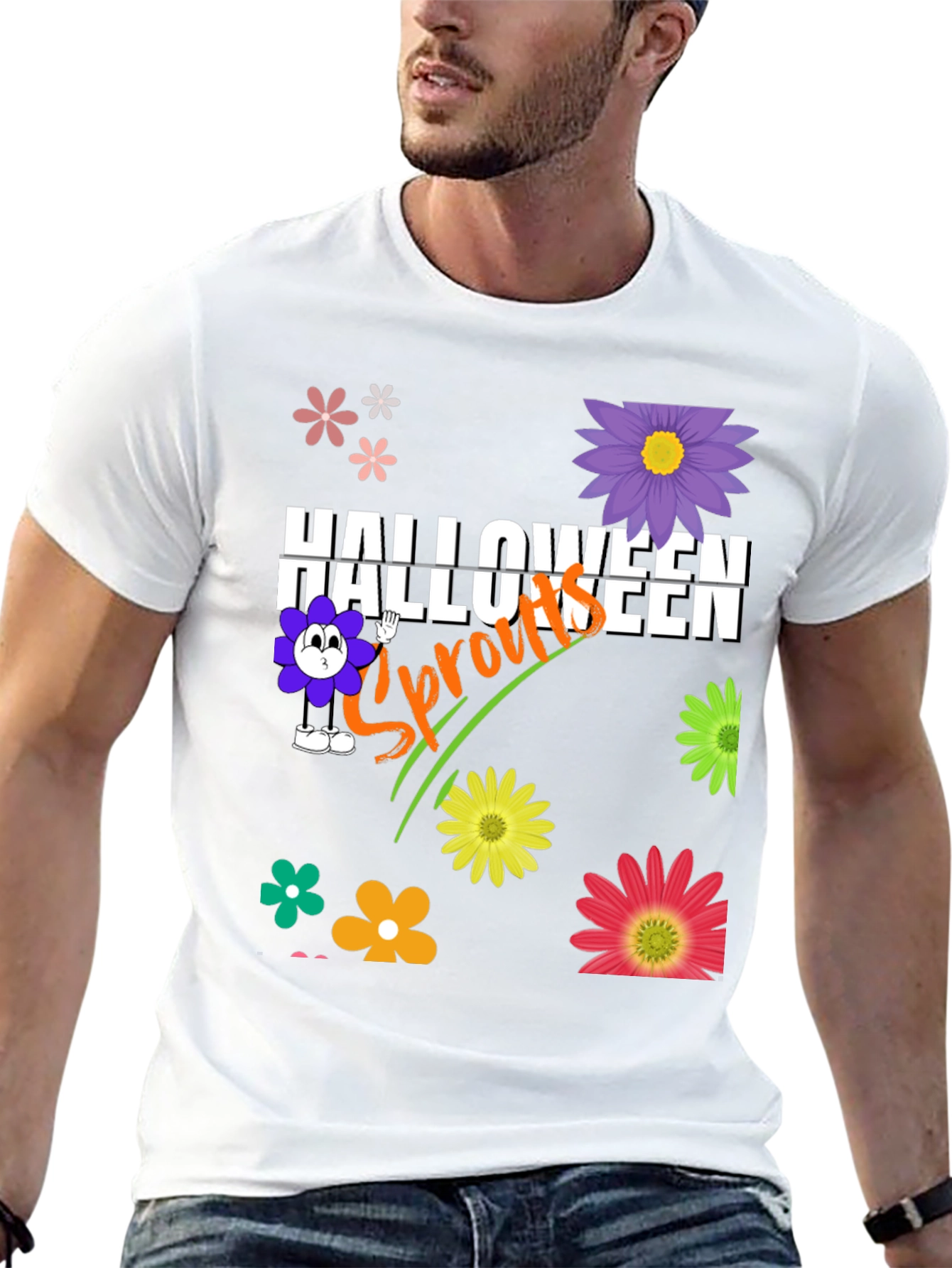 Halloween Sprouts Graphic T-Shirt