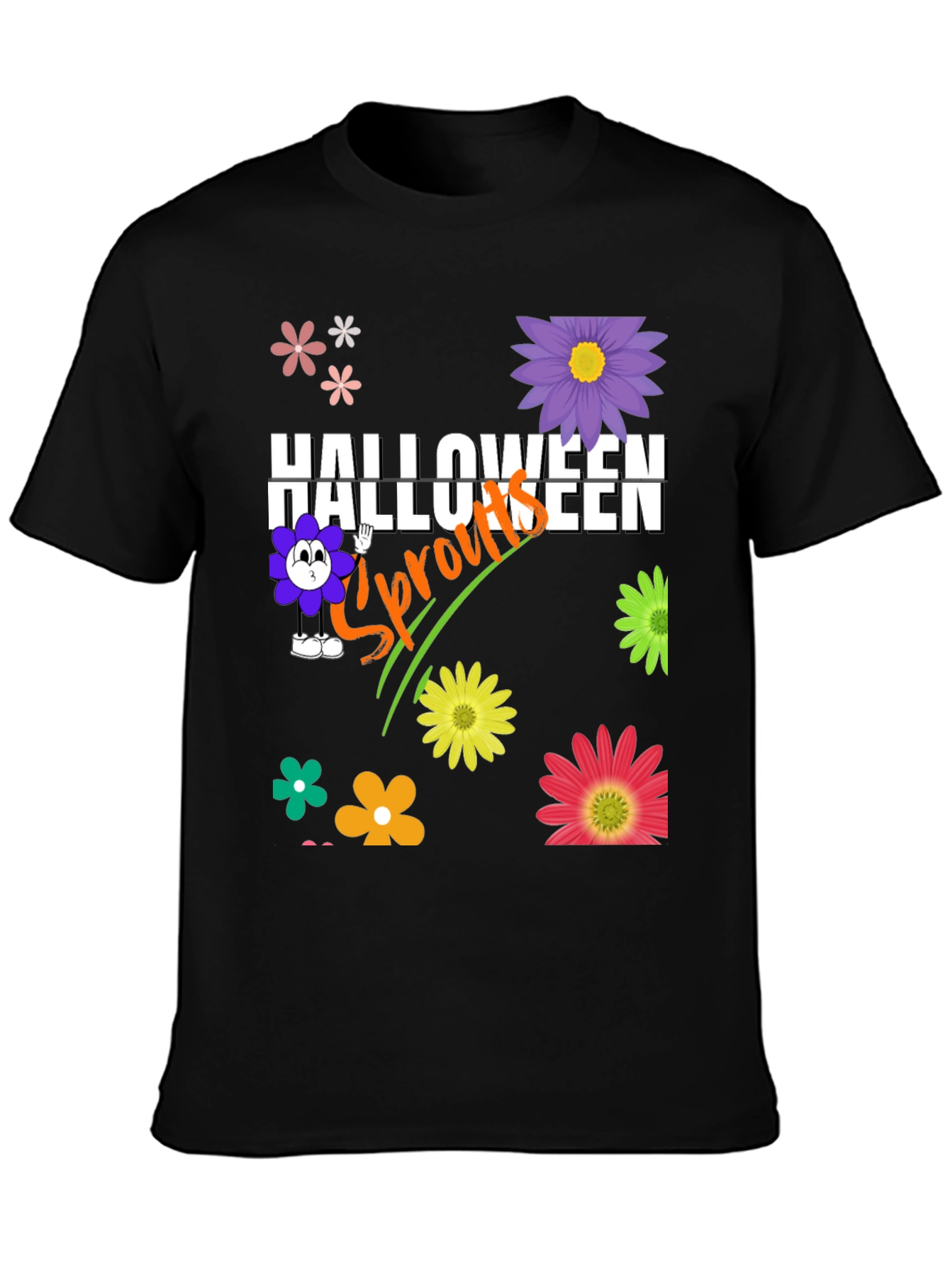 Halloween Sprouts Graphic T-Shirt