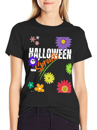 Halloween Sprouts Graphic T-Shirt