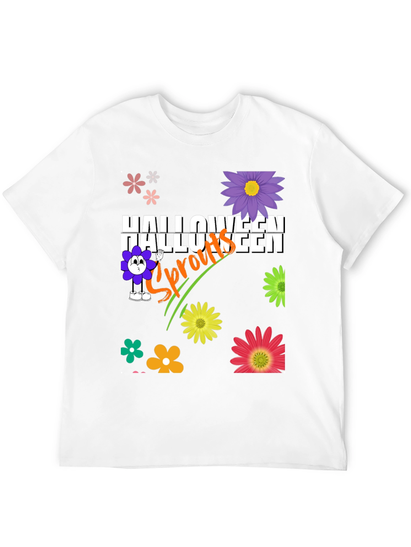 Halloween Sprouts Graphic T-Shirt