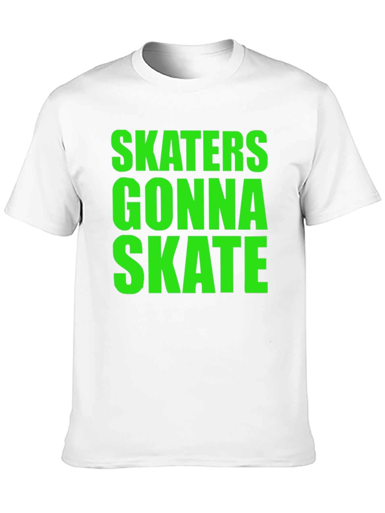 Skaters Gonna Skate Graphic Tee - Black