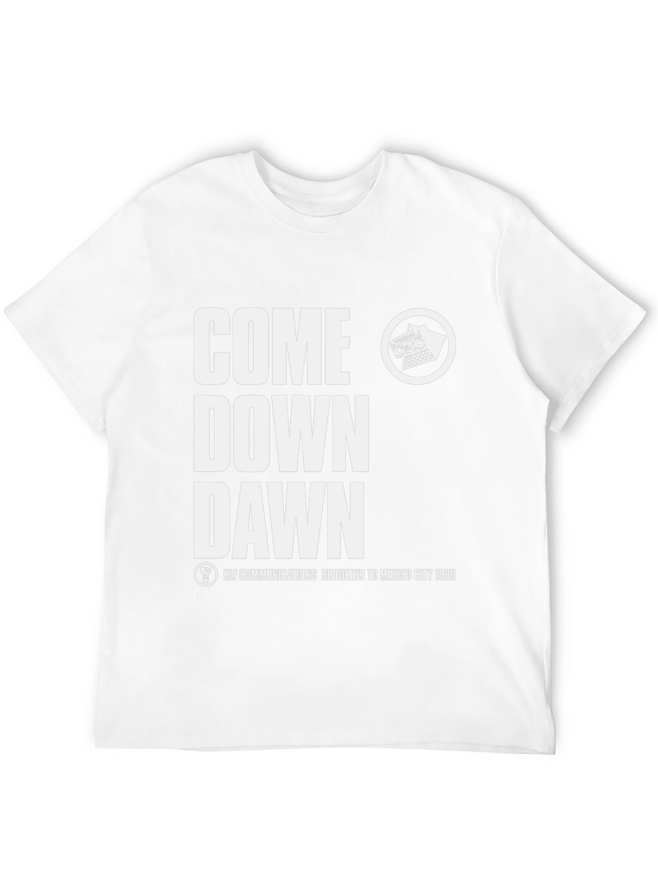 Come Down Dawn Black Graphic Tee