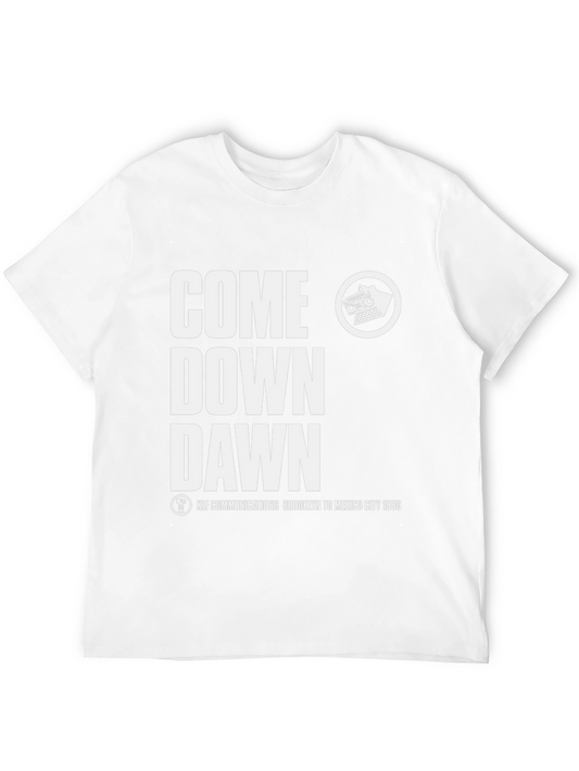Come Down Dawn Black Graphic Tee