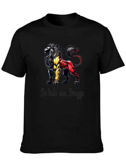 Belgian Lion Graphic T-Shirt - Bold & Unique Design