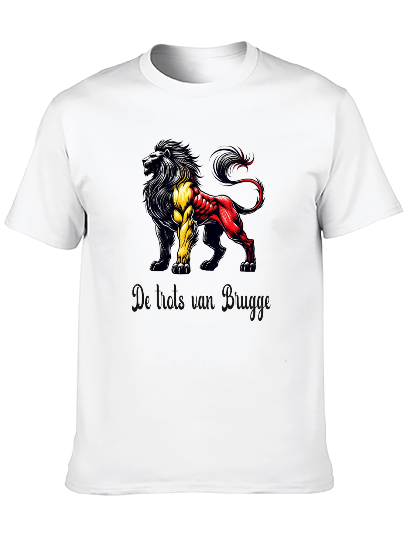 Belgian Lion Graphic T-Shirt - Bold & Unique Design