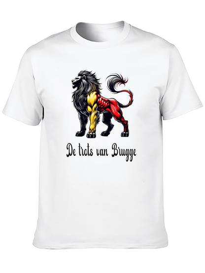Belgian Lion Graphic T-Shirt - Bold & Unique Design