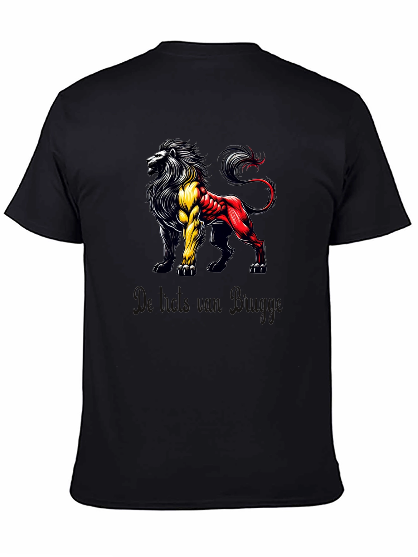 Belgian Lion Graphic T-Shirt - Bold & Unique Design