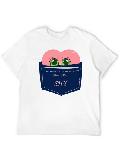 Moody Hearts SHY Pocket Graphic Tee - Black