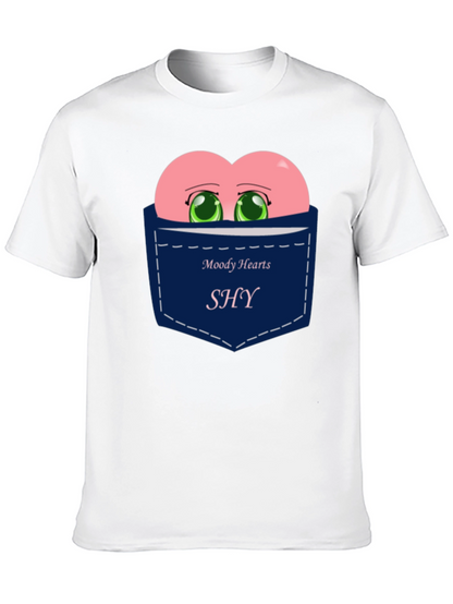 Moody Hearts SHY Pocket Graphic Tee - Black