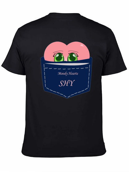 Moody Hearts SHY Pocket Graphic Tee - Black