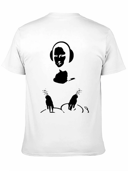 DJ Mona Lisa Black Graphic Tee