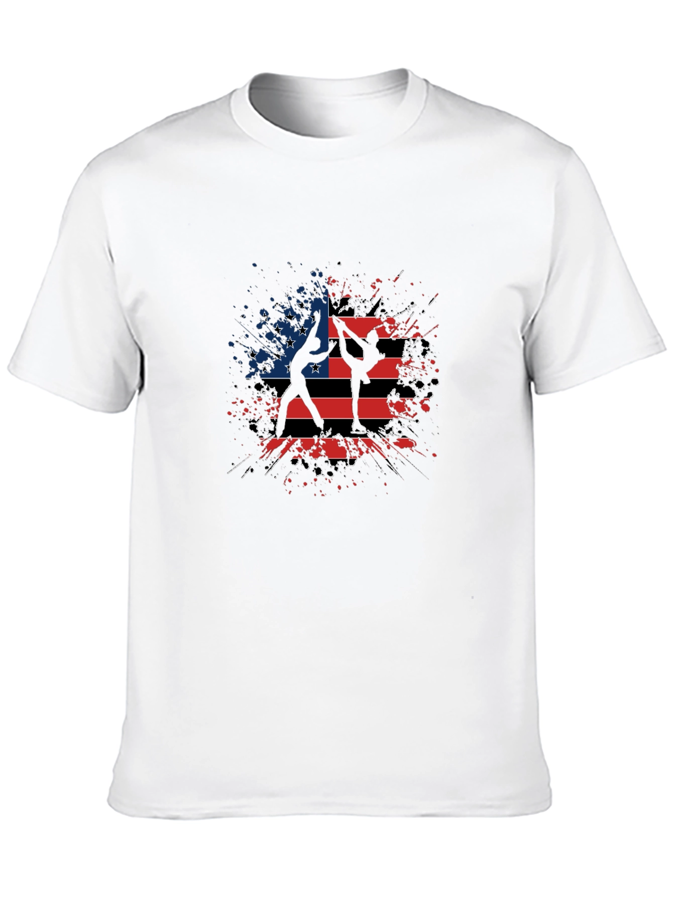 American Flag Gymnastics T-Shirt