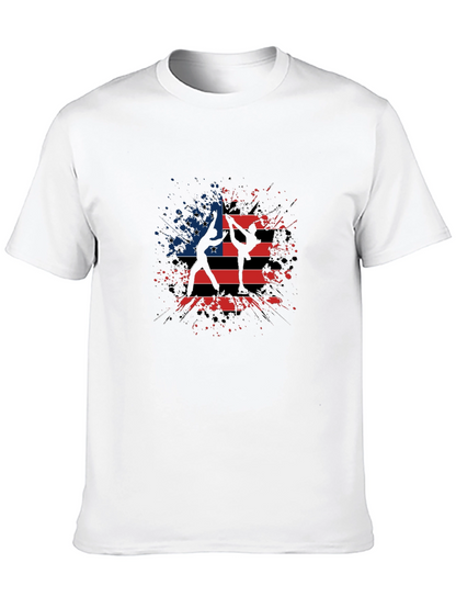 American Flag Gymnastics T-Shirt
