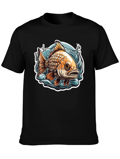 Goldfish Graphic Tee - Unique Fish Design