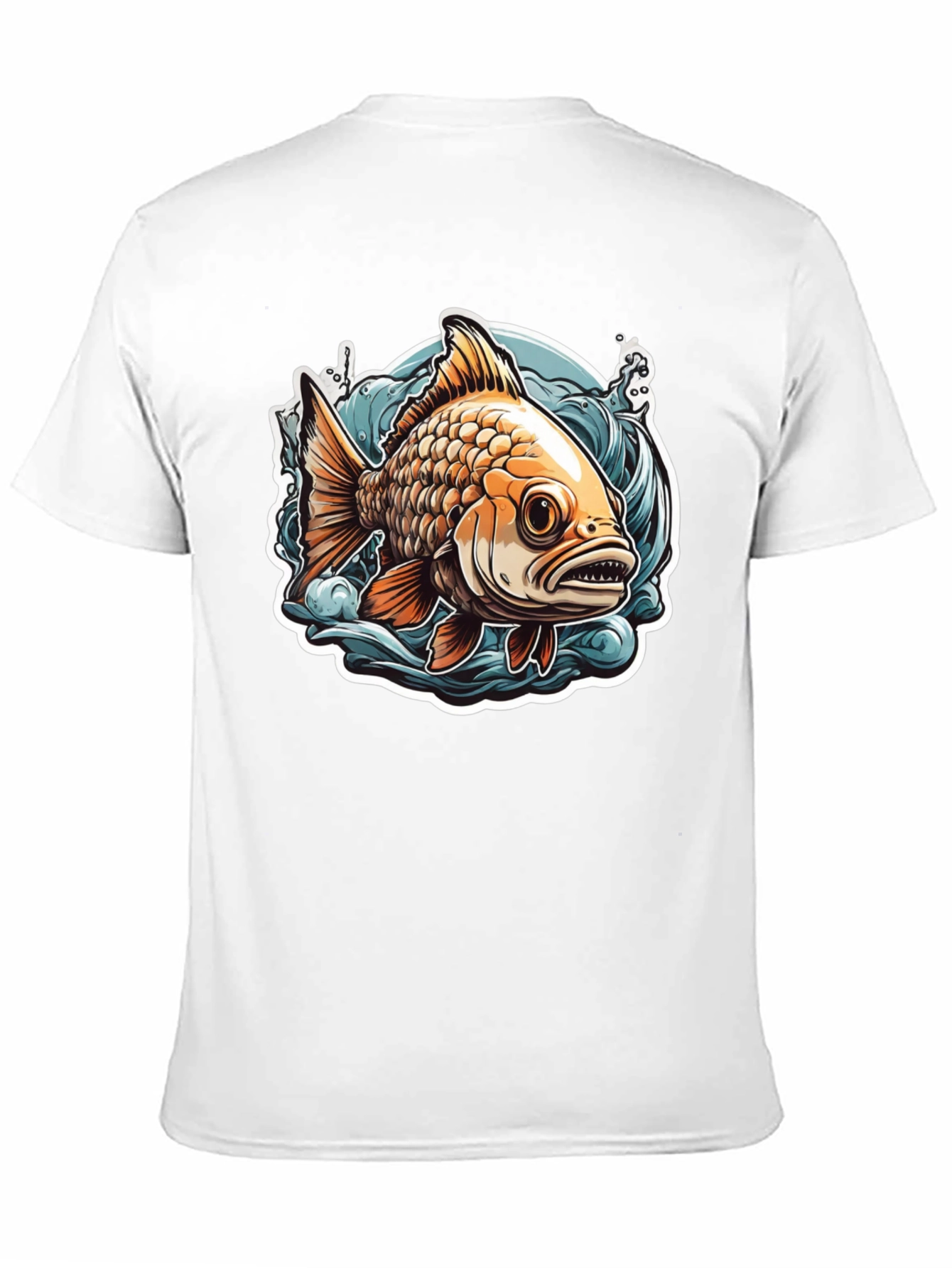 Goldfish Graphic Tee - Unique Fish Design