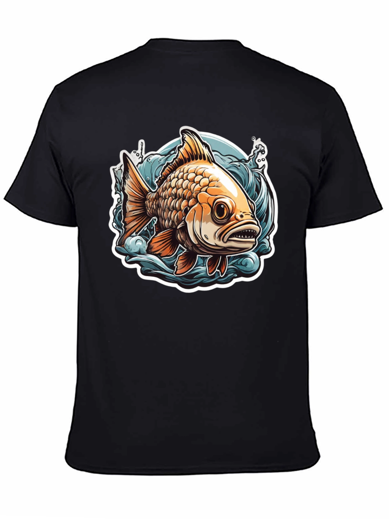 Goldfish Graphic Tee - Unique Fish Design
