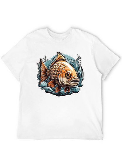 Goldfish Graphic Tee - Unique Fish Design