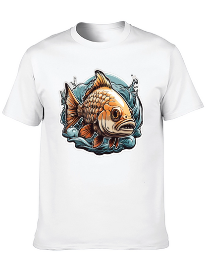 Goldfish Graphic Tee - Unique Fish Design