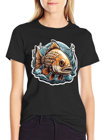 Goldfish Graphic Tee - Unique Fish Design