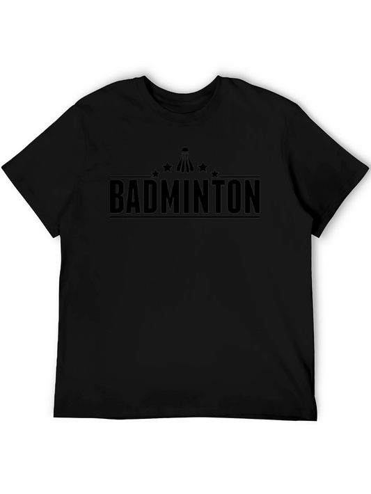 Badminton Graphic Print T-Shirt