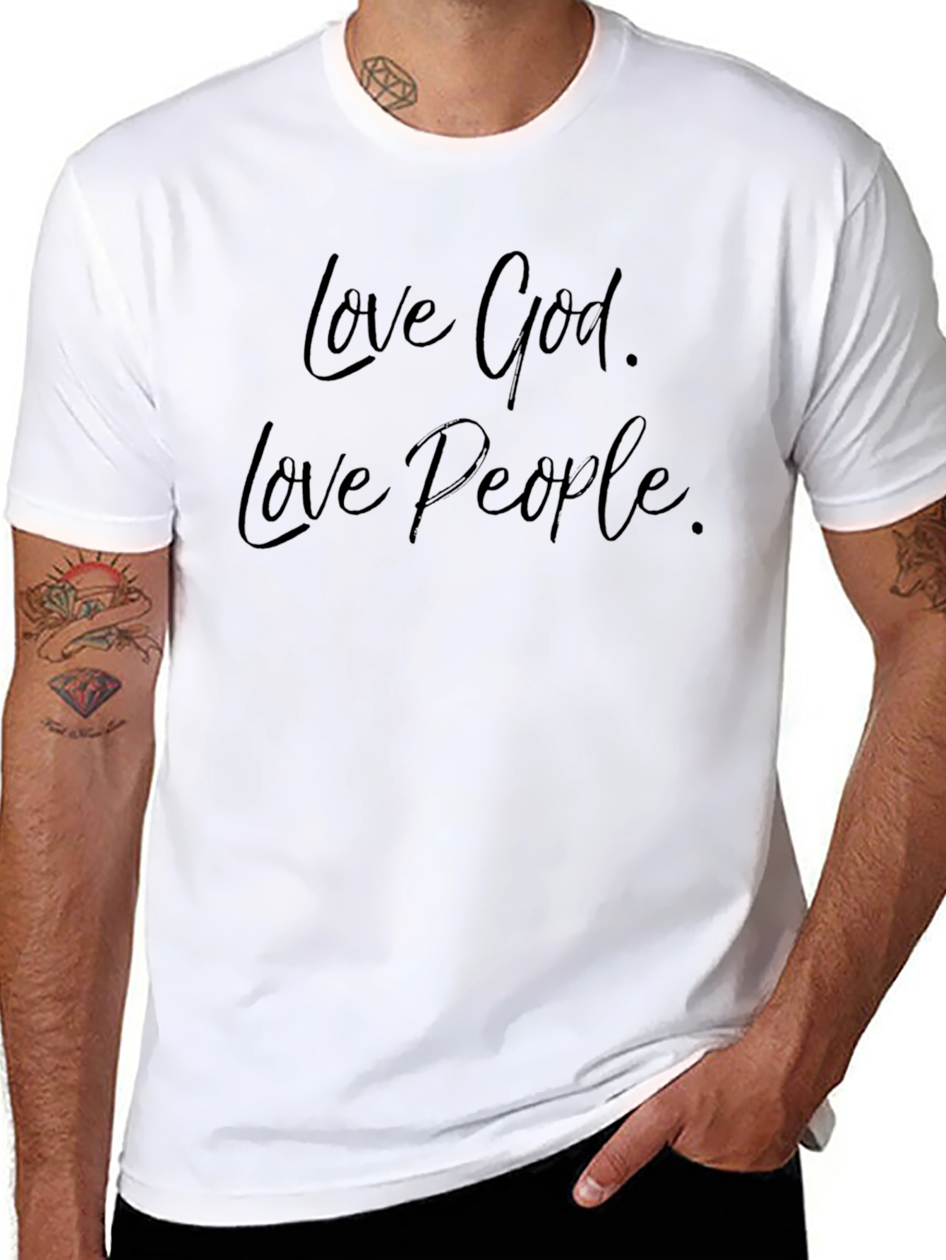 Love God Love People Graphic Tee