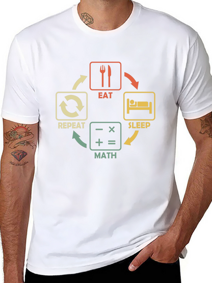 Eat Sleep Math Repeat T-Shirt