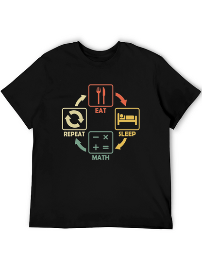Eat Sleep Math Repeat T-Shirt