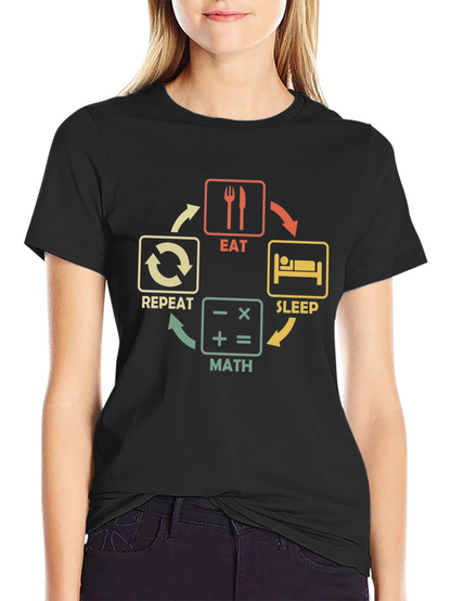 Eat Sleep Math Repeat T-Shirt