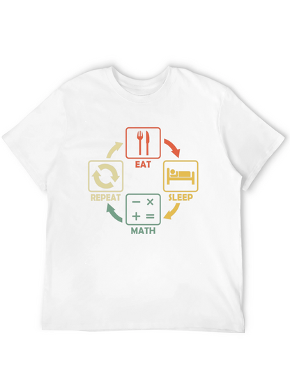 Eat Sleep Math Repeat T-Shirt