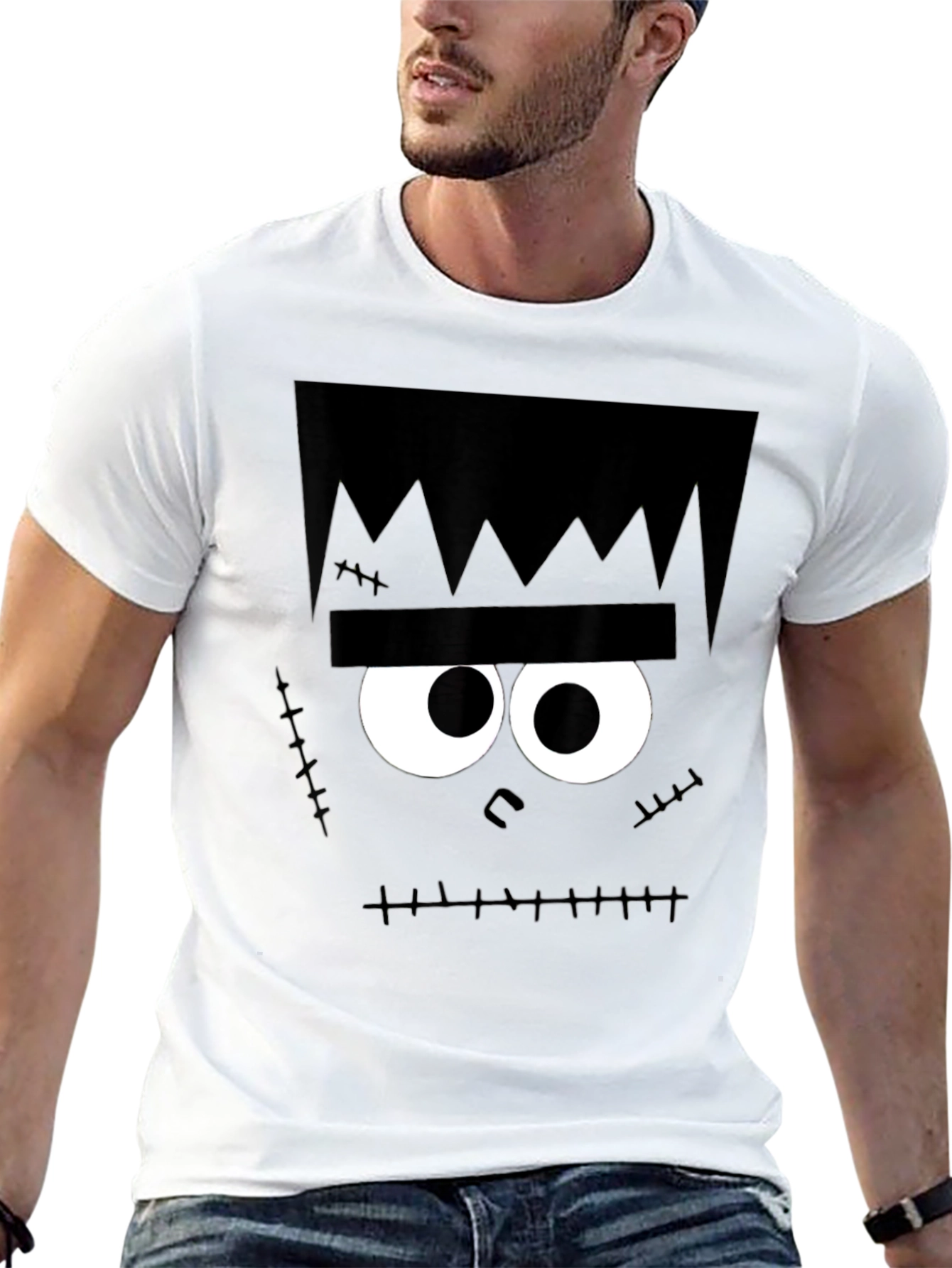 Frankenstein Graphic Tee - Halloween Shirt
